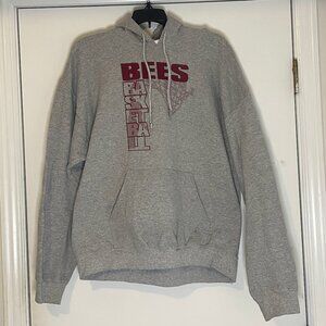 Bees Basketball Gray Hoodie